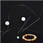 XFUYI 47 pièces Perles de graines Extra Fines Fines Longues Aiguilles Droites Fabrication de Bijoux avec enfile-Aiguilles Coussi