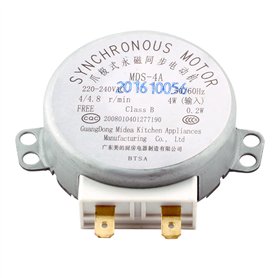 Kadagg pour pièces de Four à Micro-Ondes Moteur synchrone pour Four à Micro-Ondes Moteurs à Plateau MDS-4A AC220-240V 50/60Hz Mé