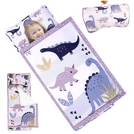 Mat de sieste pour tout-petit avec oreiller et couverture