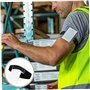 Porte-insigne du bras, support transparent en plastique de ski en plastique avec sangle réglable, manche de carte d'identité por