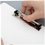 Clips de presse-papiers à ressort à ressort profil bas profil bas avec des pieds en caoutchouc 10pcs