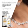 Solution nettoyante pour bijoux pour enlever efficacement les taches et le ternissement, liquide d'entretien des bijoux