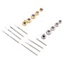 Akozon Kit de Montre à Tige et Couronne de 8mm, Ensemble de Barres | Accessoires de Réparation pour Accessoires de Rechange | Re