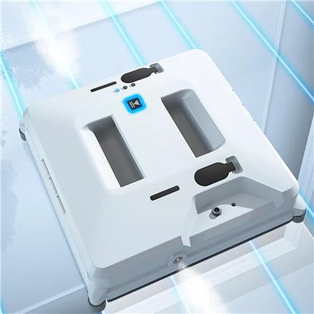 QJJML Robot Nettoyeur De Vitres Intelligent Machine À Nettoyer Les Vitres par Pulvérisation d'eau des Deux Côtés