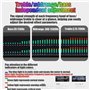 URJWAN éGaliseur Graphique Professionnel, éGaliseur Audio NuméRique, Deux Affichages du Spectre à 31 Bandes, avec 10 RéSultats P