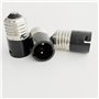 Ksikdeg Support d'ampoule E27 vers B22 - Adaptateur de douille d'ampoule, longue durée de vie - Convertisseurs de base de lampe 