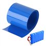 Ksikdeg Gaine thermorétractable pour emballage extérieur en PVC 14500 18650 26650 2 m Largeur 18-75 mm