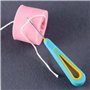 XAGMODSHN Outil de poinçonnage de poignée pour cuir et cuir - Poinçon conique en acier - Outil de poinçonnage pour couture et ré