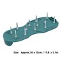 Sandales avec aérateur de gazon, clouée pour gazon efficace universel largement applicable en copolypropylène vert pour cortile 
