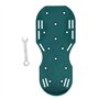 Sandales avec aérateur de gazon, clouée pour gazon efficace universel largement applicable en copolypropylène vert pour cortile 
