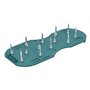Sandales avec aérateur de gazon, clouée pour gazon efficace universel largement applicable en copolypropylène vert pour cortile 