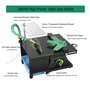 MLYYYDSS Mini Table scie Roche lapidaire polisseuse Banc Tampon Machine Bricolage Tour Outils 1000-11019r/min avec Arbre Flexibl