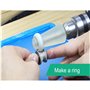 MLYYYDSS Mini Table scie Roche lapidaire polisseuse Banc Tampon Machine Bricolage Tour Outils 1000-11019r/min avec Arbre Flexibl