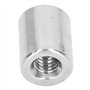 50 Pcs Filetage Femelle Écrou D'accouplement M4 X 0,7 8 L10mm Robuste En Acier Inoxydable Cylindrique Écrou D'accouplement Kit E