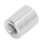 50 Pcs Filetage Femelle Écrou D'accouplement M4 X 0,7 8 L10mm Robuste En Acier Inoxydable Cylindrique Écrou D'accouplement Kit E
