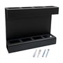 Beimus Boîte de rangement réutilisable en acrylique pour paille et baguettes avec fonction de drainage pour mur