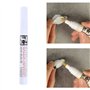 Uqezagpa Lot de 2 stylos correcteurs pour effacer efficacement les encres - Stylo correcteur de couleur pour documents professio
