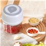 Uqezagpa Presse-purée électrique rechargeable par USB - 250 ml - Robot alimentaire sans fil pour noix