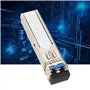 Émetteur-récepteur SFP 1,25 G, LC 1310 Nm Double Fibre Monomode Compatible avec Les Commutateurs, Routeurs, Pare-feu, Cartes Rés
