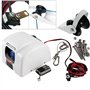 YANDDEA Guindeau électrique 12V avec treuil de Bateau télécommandé Eau salée pour Ancres jusqu'à 25Lbs