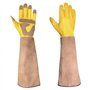WSYJWEX Gants de jardin 1 paire en cuir 18 pouces de jardinage long gants pour hommes femmes jardinage épineux pour cactus