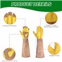 WSYJWEX Gants de jardin 1 paire en cuir 18 pouces de jardinage long gants pour hommes femmes jardinage épineux pour cactus, élag