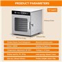 forplubossmmp Déshydrateur Alimentaire 8/12 Couches | Machine Électrique De Déshydratation des Aliments pour Sécher Les Fruits, 