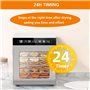 forplubossmmp Déshydrateur Alimentaire 8/12 Couches | Machine Électrique De Déshydratation des Aliments pour Sécher Les Fruits, 