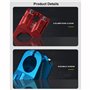 FukkeR 40mm Courte Potences VTT Potences De Vélo Alliage D'aluminium 0° Tige De Guidon De Vélos De Cyclisme 31.8mm pour Route BM