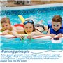 Purificateur de Piscine D'ionizer de Piscine Solaire, Dispositif de Nettoyage de la Piscine de Désinfection avec 2 Anodes de Cui