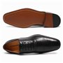 CHAMARIPA Chaussure a Talonnette grandissante de Style Oxford de Pure Cuir pour Homme - Plus Grand de 7CM - K6531-1