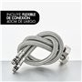 Robinet de cuisine flexible à 360°, robinet d'évier rotatif, robinetterie monocommande, tuyau en silicone souple, accessoires in