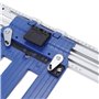 Okuyonic Guide de Coupe Scie Circulaire, Rail de Scie Circulaire en Plastique D'Ingénierie Réglable, Alliage D'Aluminium pour Pa