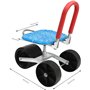 Scooter de Jardin avec siège pivotant à 360°