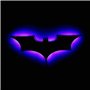 Applique murale LED d'intérieur avec télécommande USB Batman Miroir RGB Lampe murale pour armoire