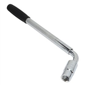 BYERZ Clé à écrou de roue télescopique universelle durable durci traité 17 19 mm 21 22 mm avec 2 douilles pour véhicules