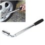 BYERZ Clé à écrou de roue télescopique universelle durable durci traité 17 19 mm 21 22 mm avec 2 douilles pour véhicules