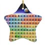 Ornement drôle en céramique de Noël