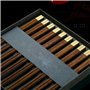 KANGKKAI Baguettes réutilisables, Baguettes Baguettes jetables réutilisables 10 Paires de Baguettes antidérapantes, Coffret Cade