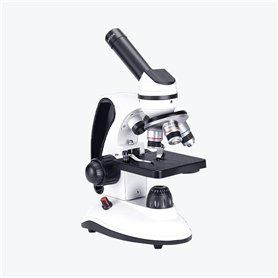 QBREZA Microscope monoculaire Microscope Haute définition Portable Scientifique Haute Puissance pour Voir Les acariens et Les ba