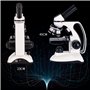 QBREZA Microscope monoculaire Microscope Haute définition Portable Scientifique Haute Puissance pour Voir Les acariens et Les ba