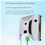 Robot nettoyeur de vitres électrique, lave-vitre, réservoir d'eau de 40 ml, pulvérisation automatique, nettoyage intelligent des