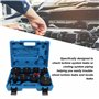 Depisuta Ensemble de Testeur de Fuite de Système Turbo 9 Pièces, Kit de Testeur de Fuite Turbo Boost avec Manomètre, Kit de Test