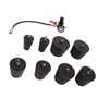 Depisuta Ensemble de Testeur de Fuite de Système Turbo 9 Pièces, Kit de Testeur de Fuite Turbo Boost avec Manomètre, Kit de Test