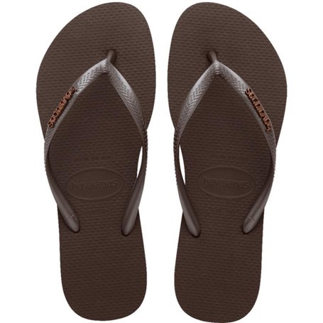 Havaianas HAV.Slim Logo Metallic Sandales pour femme