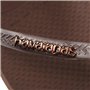 Havaianas HAV.Slim Logo Metallic Sandales pour femme, marron fonc�, 39/40 EU