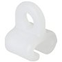 Lampa 97114 Crochet Coulissant pour rails de rideaux y - Pack de 25 pièce