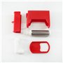 Rigamonti 40 Parmesan Grater, 3.2 x 4.2 x 4 cm, Red