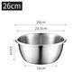 Lot de 2 Passoire de Cuisine Passoire avec Saladier en Acier Inoxydable Passoire Bol pour Fruits Légumes Riz Nouilles Pates Bol 