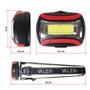 Valex 1152241 Lampe frontale LED Noir et orange